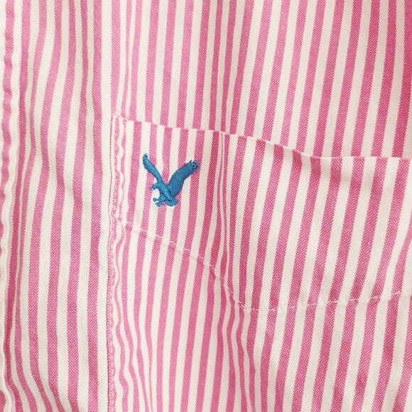M American Eagle striped vintage slim fit button down - Picture 3 of 5
